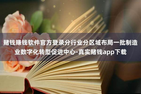 赌钱赚钱软件官方登录分行业分区域布局一批制造业数字化转型促进中心-真实赌钱app下载