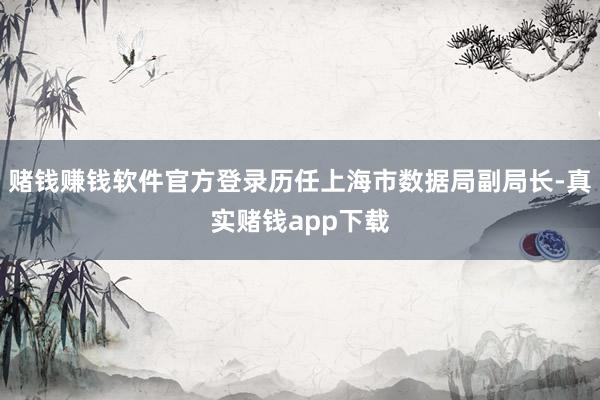 赌钱赚钱软件官方登录历任上海市数据局副局长-真实赌钱app下载