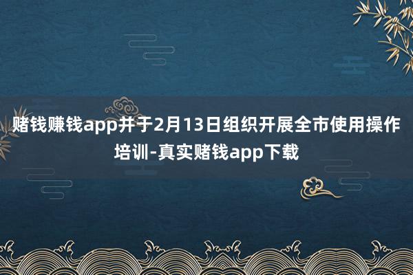 赌钱赚钱app并于2月13日组织开展全市使用操作培训-真实赌钱app下载