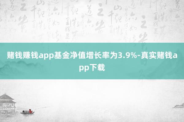 赌钱赚钱app基金净值增长率为3.9%-真实赌钱app下载